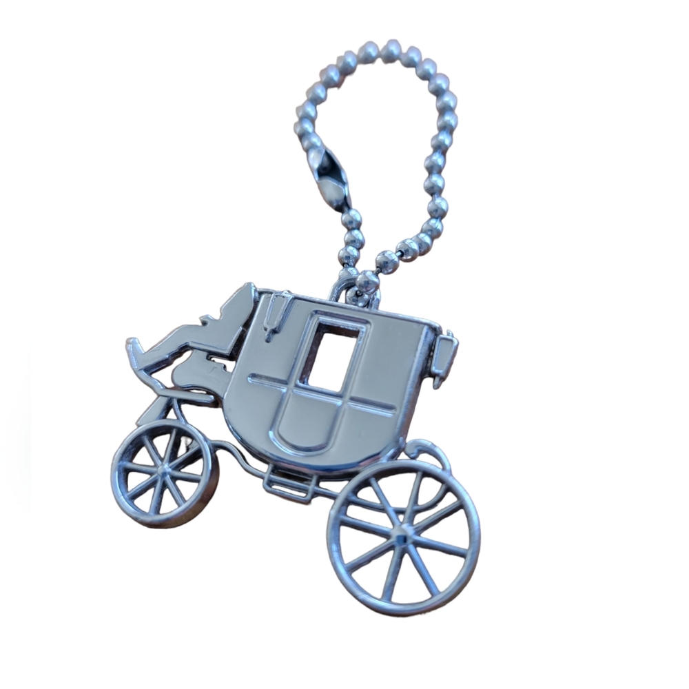 AUTHENTIC COACH HORSE CARRIAGE METAL KEY FOB